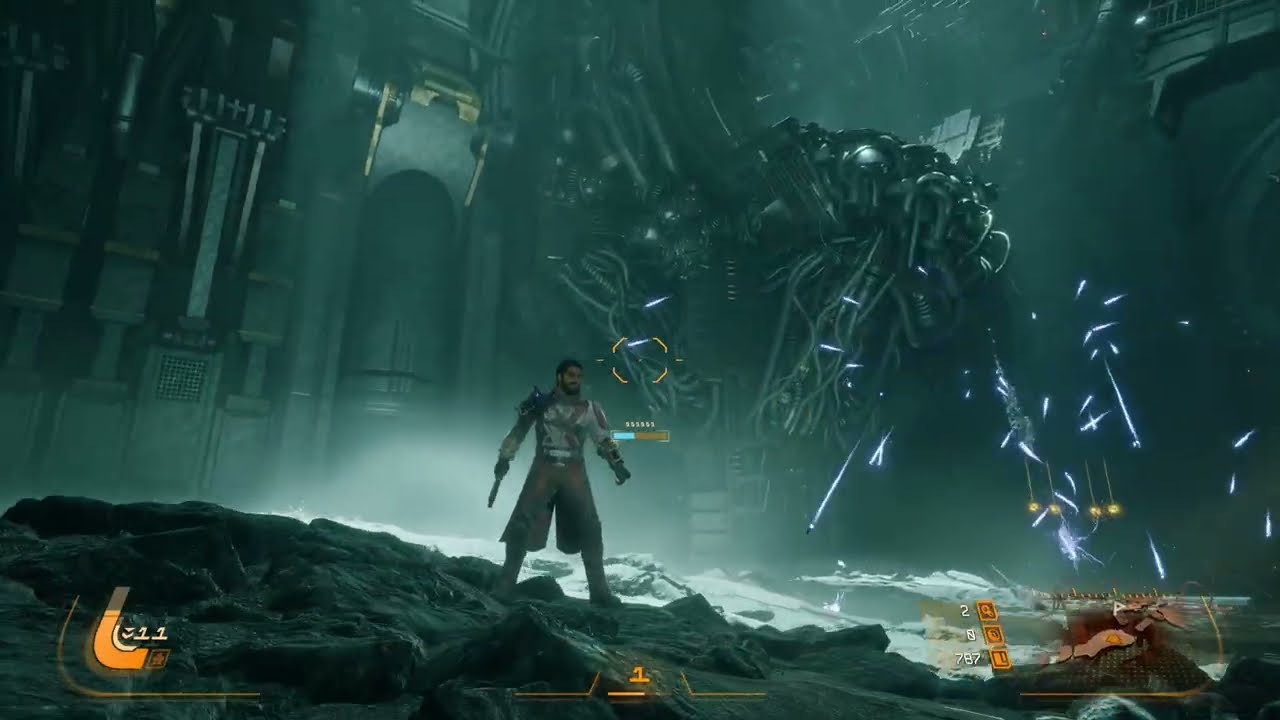 Saros – Biome 2 Ancient Depths: Locate Depths Vault First Device: Dispiritor Combat | PS5 Pro