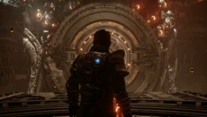 Saros – Biome 2 Ancient Depths: Activate The Eclipse: Remove Eclipse Barrier Cutscene | PS5 Pro