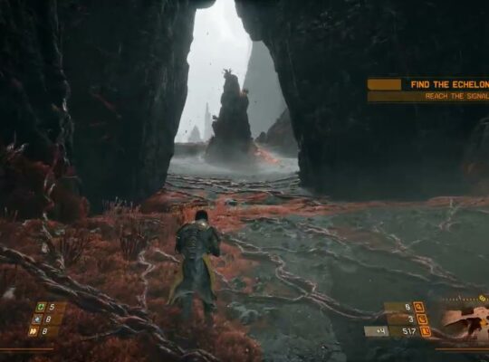 Saros – Biome 1 Shattered Rise: Defeat Flexions, Custodians, Guardians and The Sunflayer | PS5 Pro