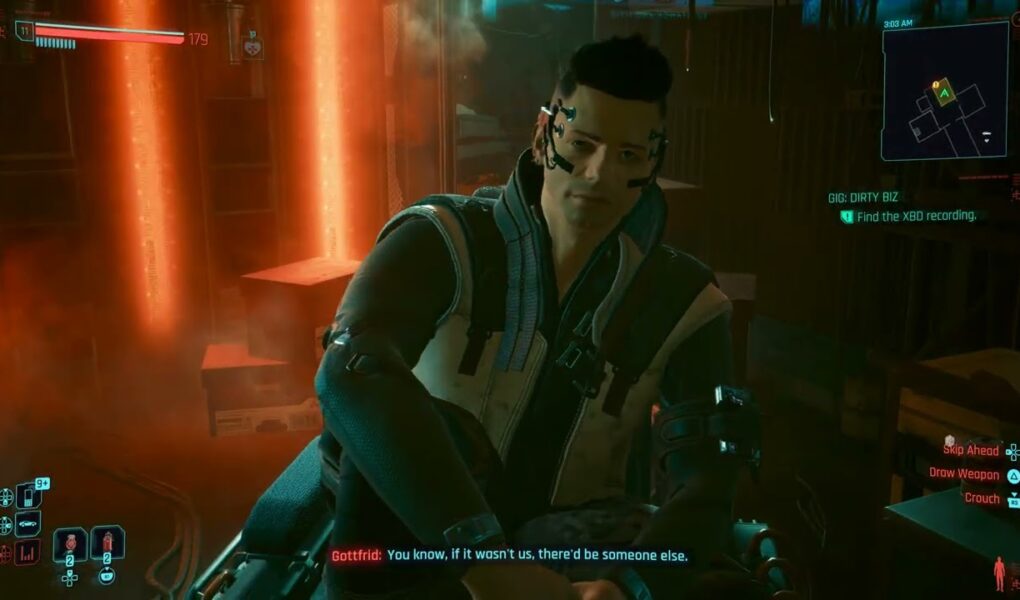 Cyberpunk 2077 – Dirty Biz: Find Gottfrid and Frederik’s Studio | Deliver XBD Recording | PS5 Pro