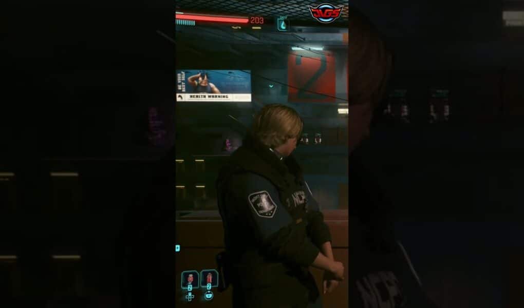 Patience is Key: Dealing with a Touchy Cop – Cyberpunk 2077 #shorts
