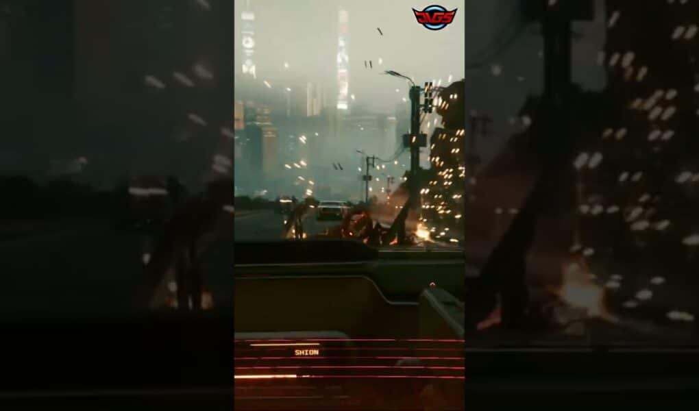 Motorcycle Assassin Attacks! Survive The Crazy Chase! – Cyberpunk 2077 #shorts