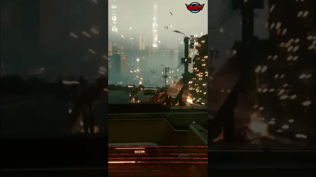 Motorcycle Assassin Attacks! Survive The Crazy Chase! – Cyberpunk 2077 #shorts