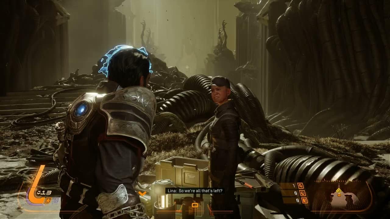 Saros – Shattered Descent: Activate Bridge Controls | Talk with Lina “Stack and Sheridan Are Dead”