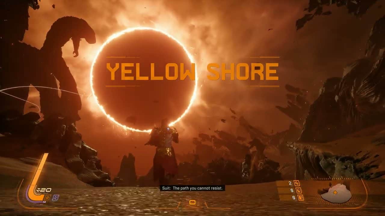 Saros – Yellow Shore: Reach Shore: “No Second Chance” Nitya Holocache | Defeat Consort | PS5 Pro