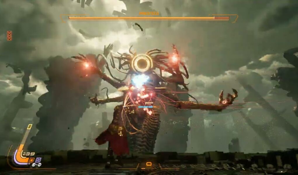 Saros – Cathedral: Defeat The Priestess Action Set piece Sequence | PS5 Pro Gameplay