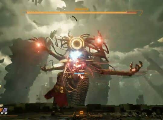 Saros – Cathedral: Defeat The Priestess Action Set piece Sequence | PS5 Pro Gameplay