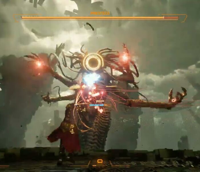 Saros – Cathedral: Defeat The Priestess Action Set piece Sequence | PS5 Pro Gameplay