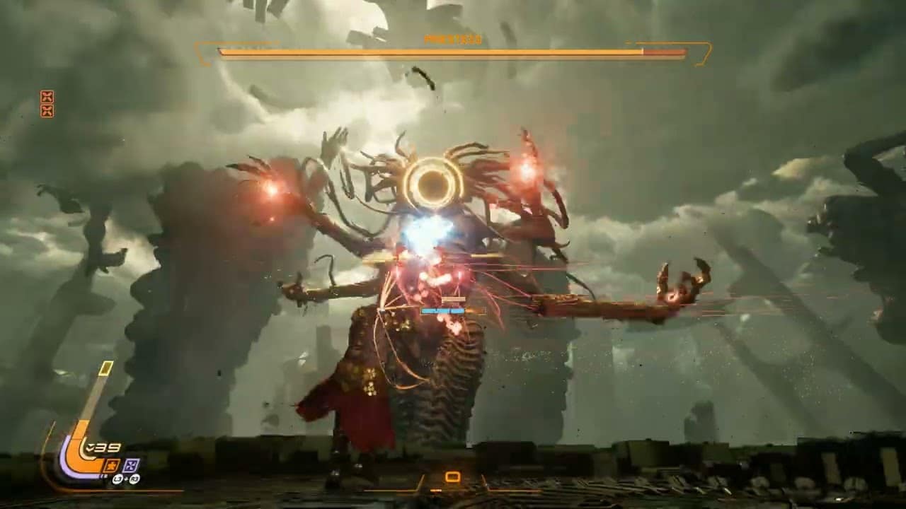 Saros – Cathedral: Defeat The Priestess Action Set piece Sequence | PS5 Pro Gameplay