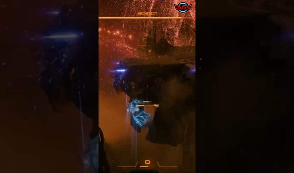 ULTIMATE Boss Fight! Player Unleashes EPIC Shield & Dodges FIERY Attacks! SAROS – #shorts