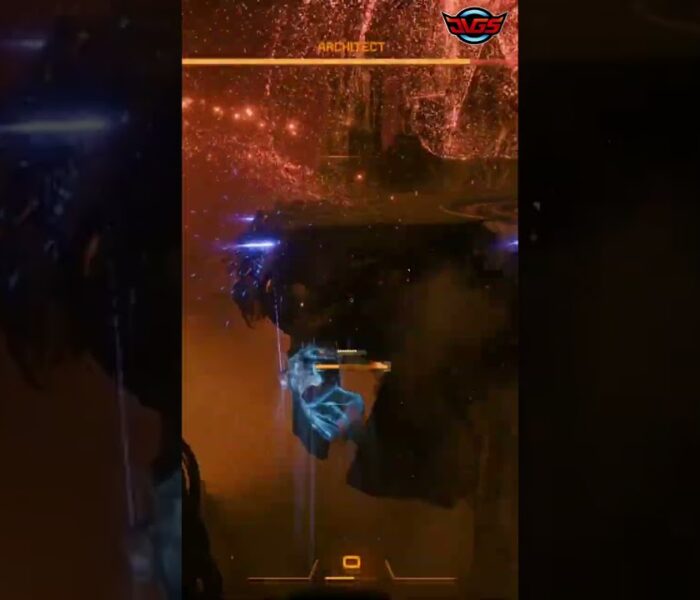 ULTIMATE Boss Fight! Player Unleashes EPIC Shield & Dodges FIERY Attacks! SAROS – #shorts