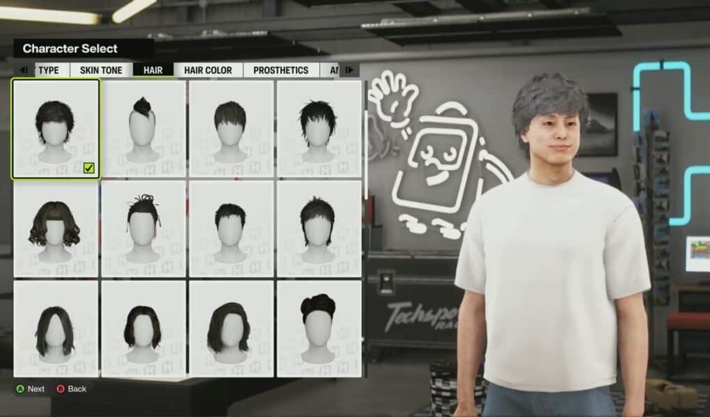 Forza Horizon 6 – Character Select Customization: Body Type, Skin Tone, Hair Color, Prosthetics