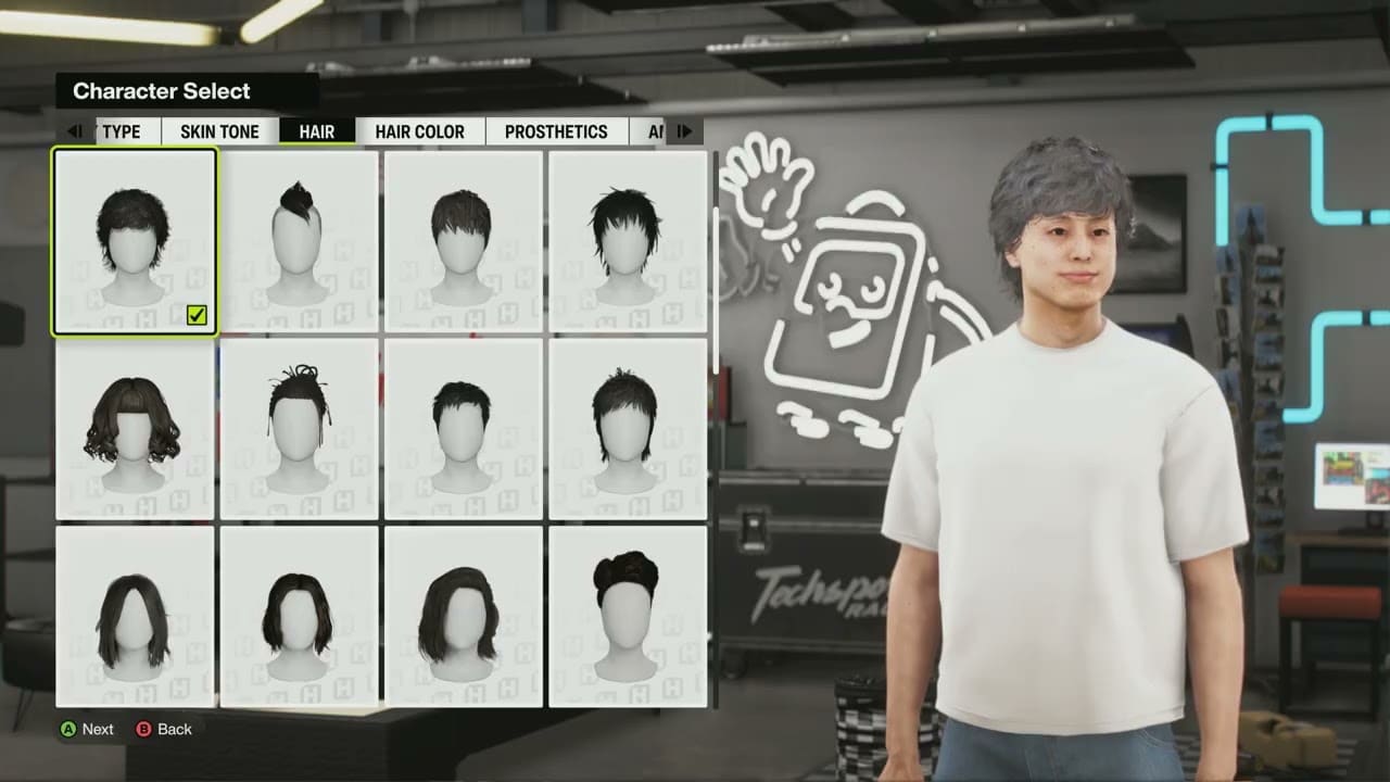 Forza Horizon 6 – Character Select Customization: Body Type, Skin Tone, Hair Color, Prosthetics