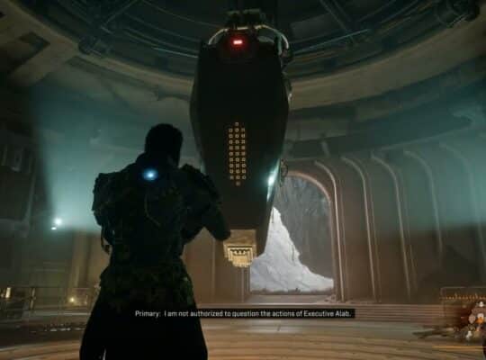 Saros – Biome 4: The Passage: Speak with Primary About Executive Alab | PS5 Pro