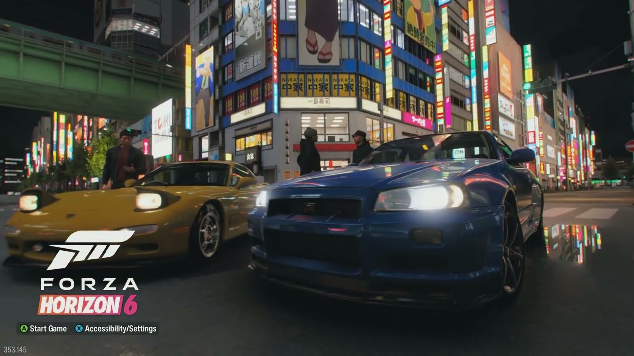 Forza Horizon 6 – Game Start Up Cutscene | Japan | Car Culture | Music