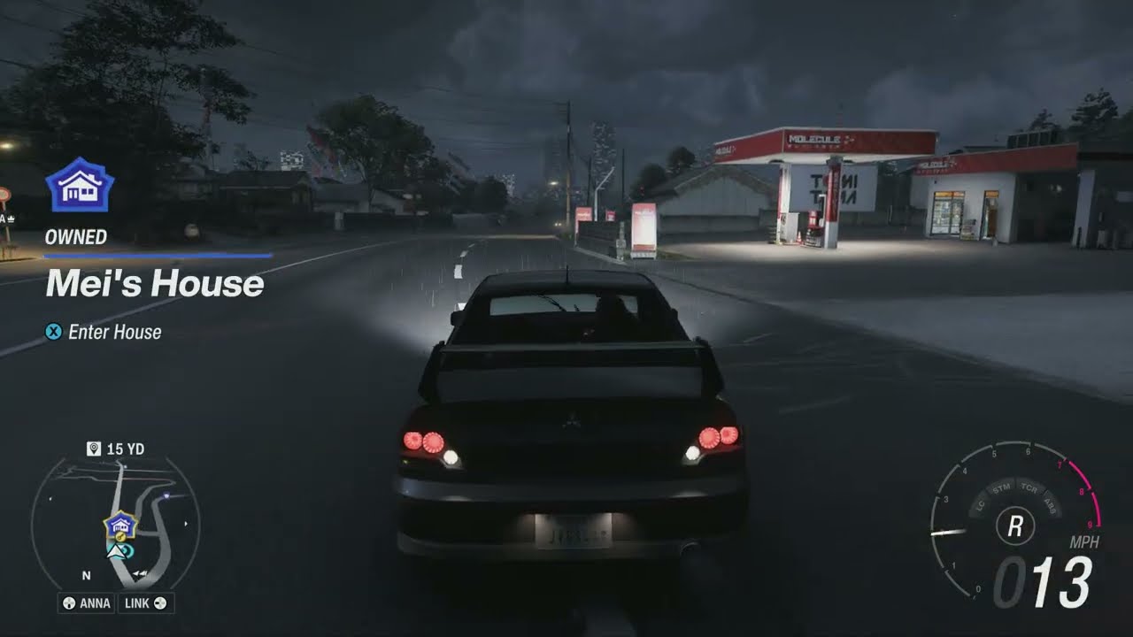 Forza Horizon 6 – 2004 Mitsubishi Lancer Evolution VIII MR “welcome Pack” Drizzle Nighttime Gameplay