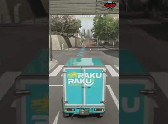 Forza Horizon 6 – Delivery Mission: Navigating City Chaos for RAKU RAKU EXPRESS! #shorts