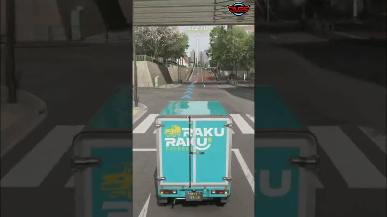 Forza Horizon 6 – Delivery Mission: Navigating City Chaos for RAKU RAKU EXPRESS! #shorts