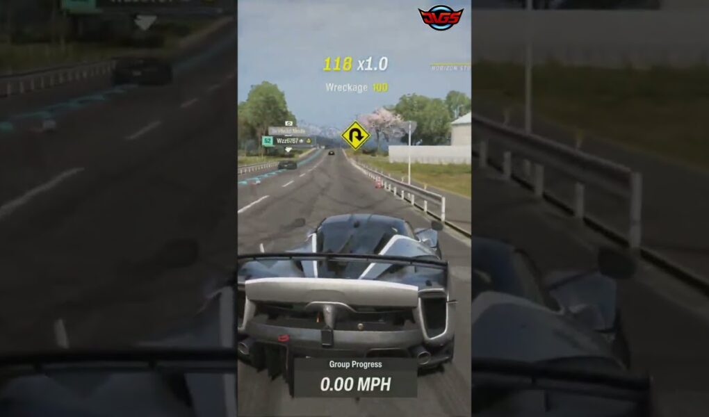 Forza Horizon 6 Stunt Party: Speed Trap Mayhem! 🏎️💨 #shorts