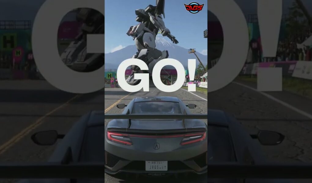 Robot Transforms & Flies! Epic Race Prep Begins! – Forza Horizon 6 #shorts