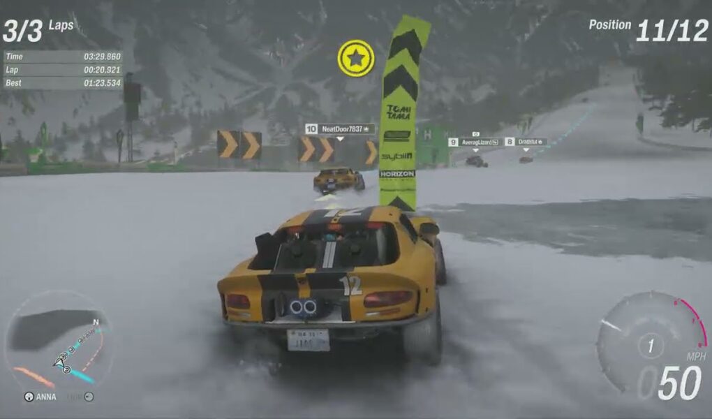 Forza Horizon 6 – Cross Country – Snow Forest Cross Country Circuit: 1999 Dodge Viper GTS ACR