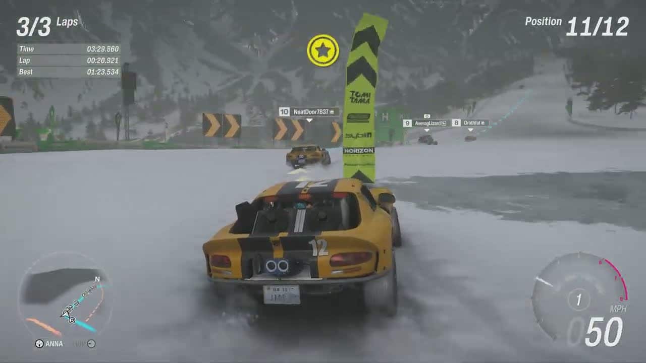 Forza Horizon 6 – Cross Country – Snow Forest Cross Country Circuit: 1999 Dodge Viper GTS ACR