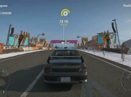 Forza Horizon 6 – Dirt Racing Waterfall Trail Snowy Mountain Pass: 2004 Mitsubishi Lancer Evolution