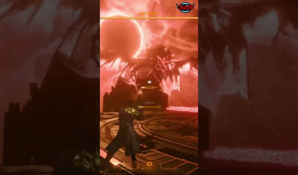 SAROS – Epic Boss Fight: Player VS The Architect’s Energy Storm! #shorts