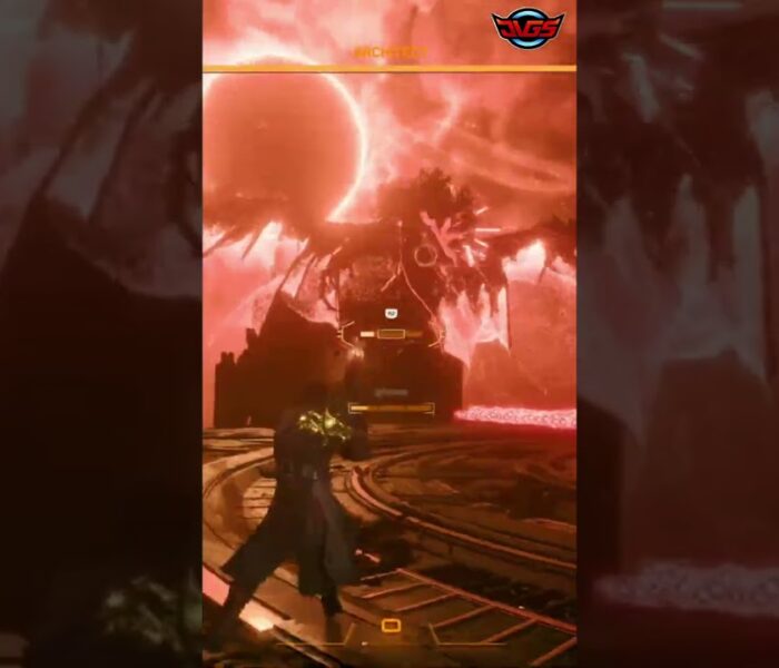 SAROS – Epic Boss Fight: Player VS The Architect’s Energy Storm! #shorts