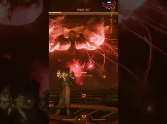 Epic Boss Battle: Dodge, Shield, Unleash Energy Storm! – SAROS #shorts