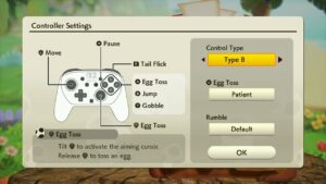 Yoshi and The Mysterious Book – Switch 2 Pro Controller Default Settings