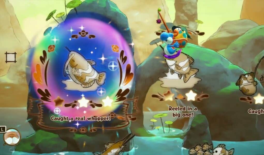Yoshi and The Mysterious Book – Chapter 3 Seaside: Caught a Real Whopper Gameplay (Casterway)
