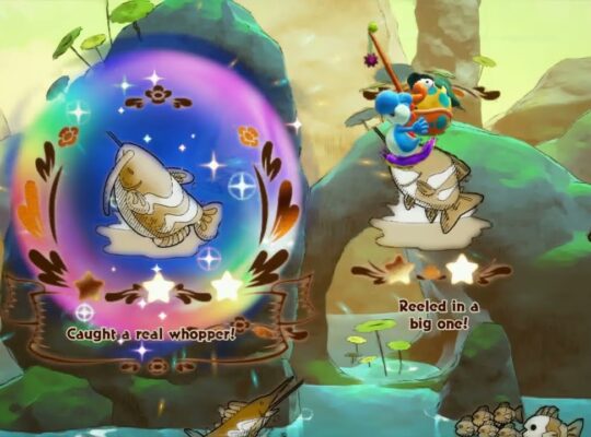 Yoshi and The Mysterious Book – Chapter 3 Seaside: Caught a Real Whopper Gameplay (Casterway)