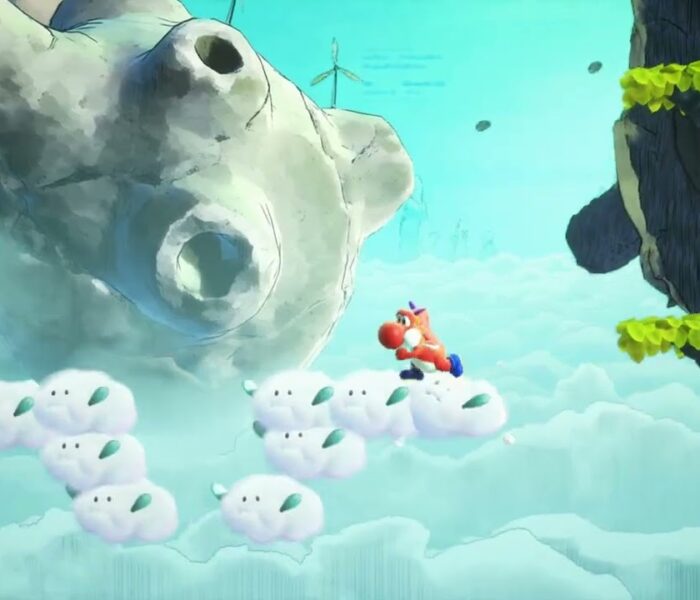 Yoshi and The Mysterious Book – Chapter 2 Mountain Tops: Got To Goal On Fluffy Flying Clouds