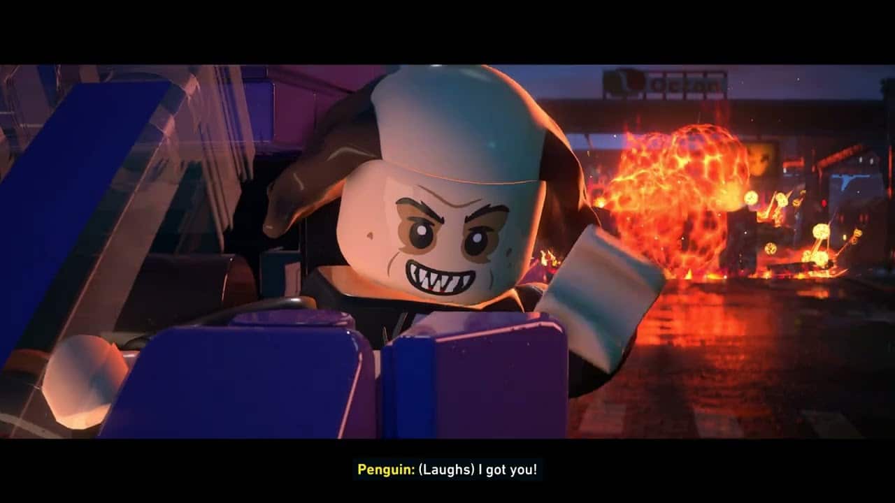 Lego Batman: Legacy of The Dark Knight – Chapter 1 Track Down | Stop Cobblepot “The Batman” Sequence