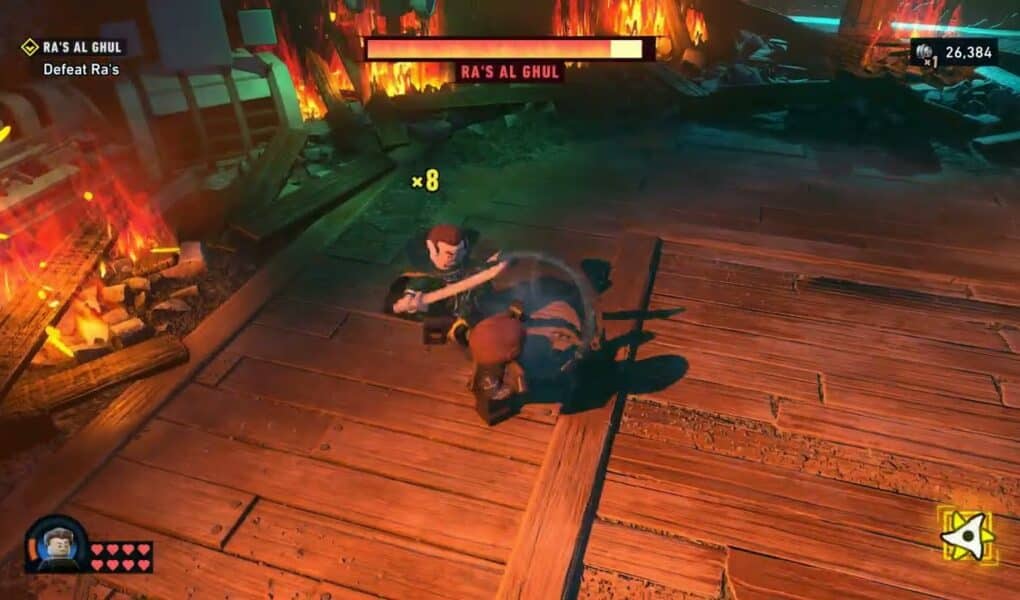 Lego Batman: Legacy of The Dark Knight – Infiltration: Ra’s Al Ghul First Boss Fight Sequence