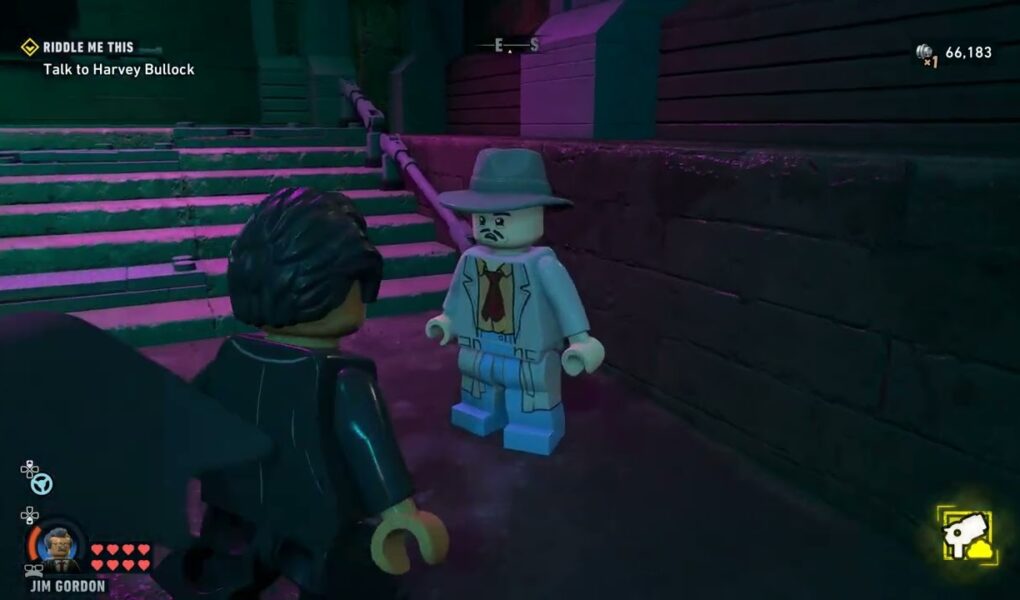 Lego Batman: Legacy of The Dark Knight – Chapter 1 Riddle Me This: Talk To Harvey Bullock Gameplay