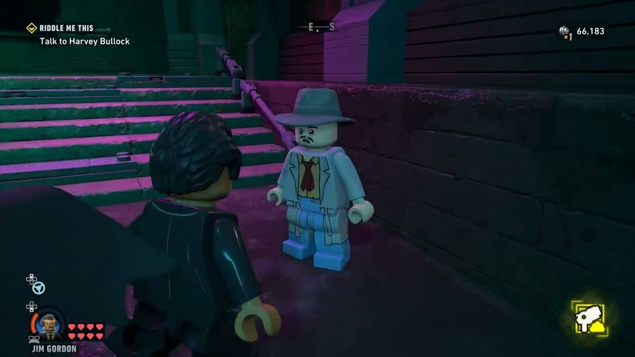 Lego Batman: Legacy of The Dark Knight – Chapter 1 Riddle Me This: Talk To Harvey Bullock Gameplay