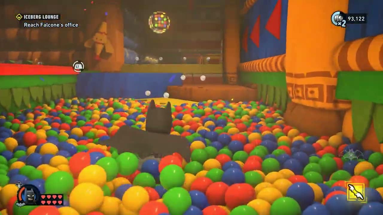 Lego Batman: Legacy of The Dark Knight – Chapter 1 Head To Falcone’s Office: Ball Pit Gameplay