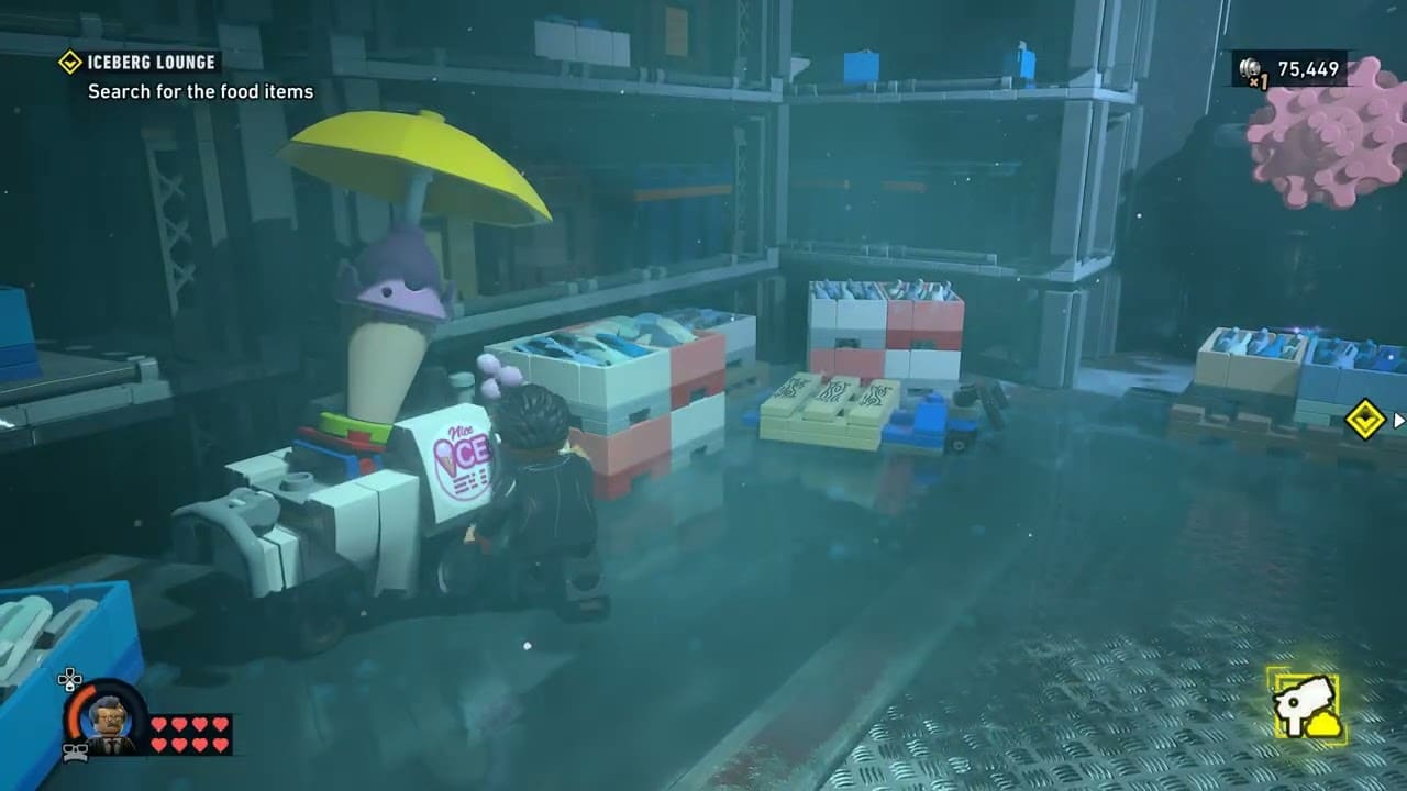 Lego Batman: Legacy of The Dark Knight – Chapter 1 Carmine Falcone: Collect 3/3 Food Items Gameplay
