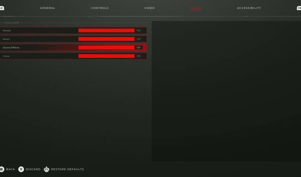 Luna Abyss – Game Start Up and Default Settings General, Controls, Video, Audio, Accessibility