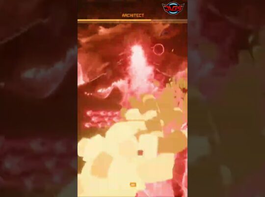 Epic Boss Battle: Survive The Architect’s Evolving Energy Barrage! – SAROS #shorts