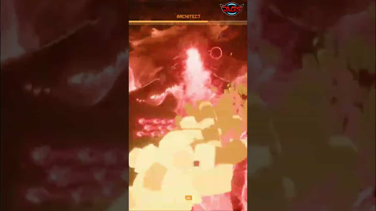Epic Boss Battle: Survive The Architect’s Evolving Energy Barrage! – SAROS #shorts