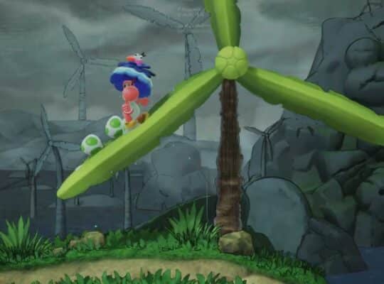 Yoshi and The Mysterious Book – Chapter 2 Mountaintops: Discover Plumebrella Gameplay