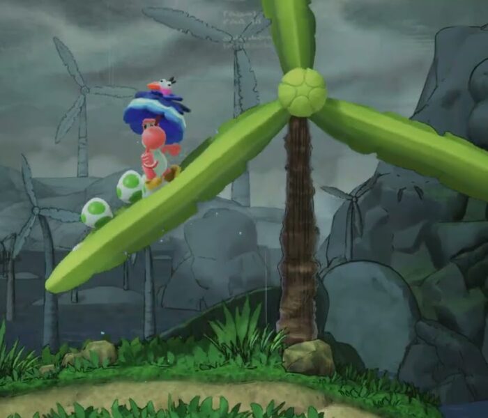 Yoshi and The Mysterious Book – Chapter 2 Mountaintops: Discover Plumebrella Gameplay