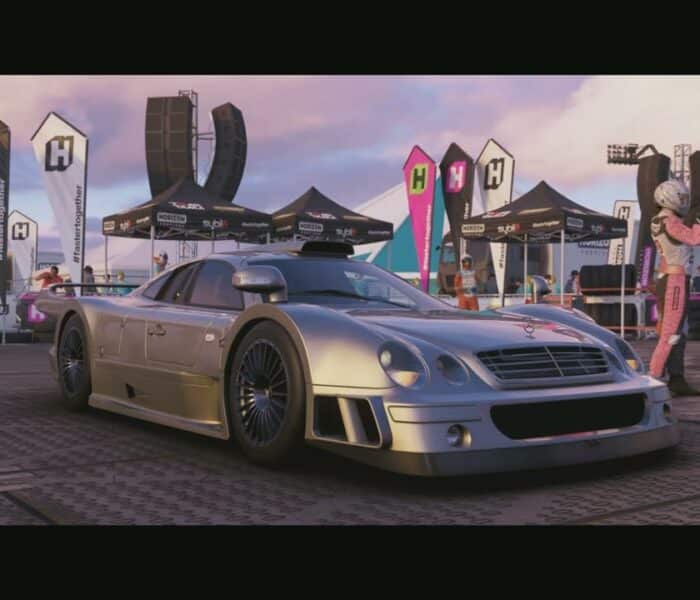 Forza Horizon 6 – Irokawa Space Center Drag Strip: 1998 Mercedes Benz AMG CLK GTR Gameplay