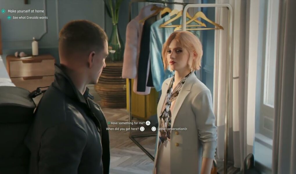 007 First Light – The Needle’s Eye: Make Yourself at Home: Talk to Monroe | See What Cressida Wants