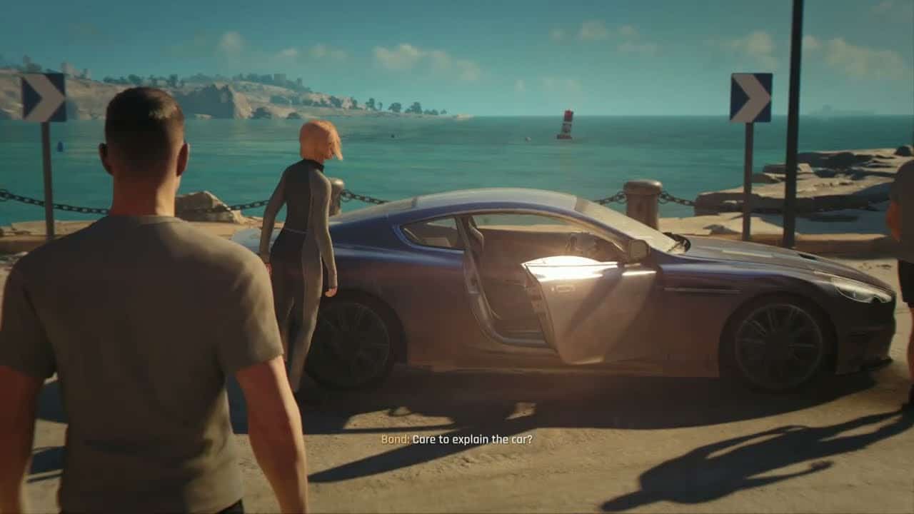 007 First Light – The Needle’s Eye: Follow Monroe | Cressida’s Aston Martin Cutscene
