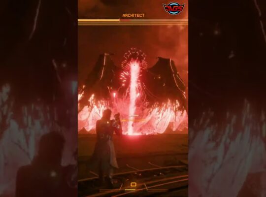 BEAT THE ARCHITECT: Epic Boss Fight with INSANE Shield Defenses! Saros #shorts