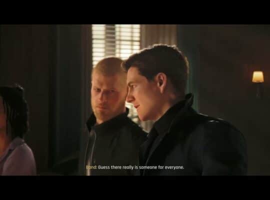 007 First Light – A Night Out: M “Rhys Beckett” Ex Agent 009 Briefing | “Posonby” “Bond” Cutscene